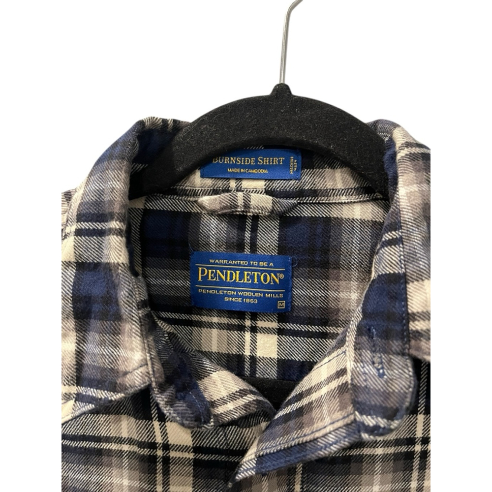 Pendleton Burnside Size Medium Plaid Button Down … - image 2